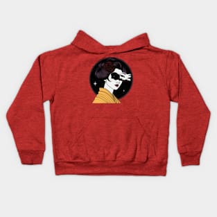 Starry Veil Geisha Kids Hoodie